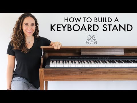 Building a Keyboard Stand // Woodworking // DIY Project