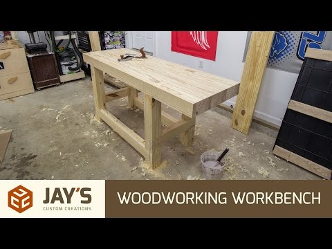 Build A Woodworking Workbench for $110 USD