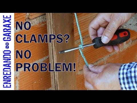 How to clamp wood without clamps