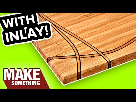 DIY Cutting Board with Inlay | Easy Woodworking Project