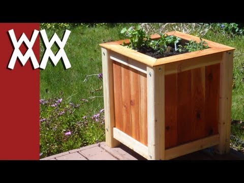 Build an easy, inexpensive wood planter box