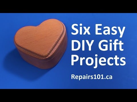 How to make Six Easy DIY Gift Projects – Woodshop Edition