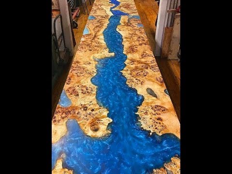10 Amazing Epoxy Resin and Wood River Table Designs ! DIY Woodworking Projects