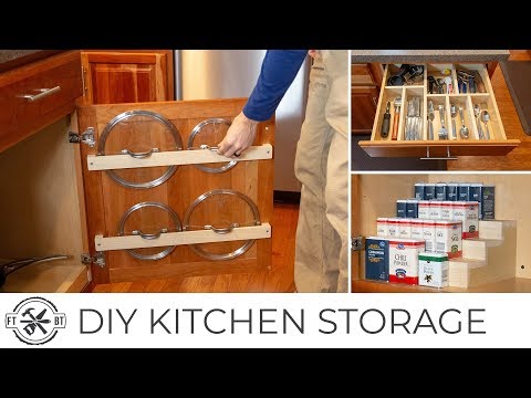 3 Easy DIY Kitchen Organization Projects | Basic Tools
