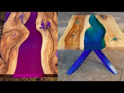 epoxy resin wood projects | epoxy table woodworking compilation #50