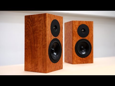 Make These Bookshelf Speakers – Woodworking – Solid Cherry