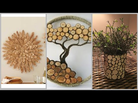 Wood Slice Art/Wood Slice Crafts/Wood Decor Ideas/Diy Wood Log Projects