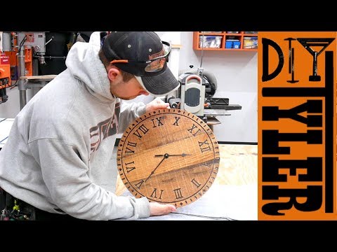 Make a GIANT DIY Pallet Wood Wall Clock