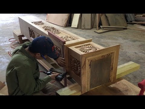 Woodworking Projects (Part  3) – Build Wooden Partition Wall Designs // Decorative Wood Columns