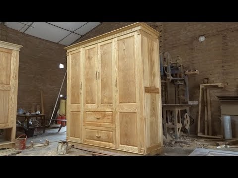 Woodworking Project Furniture Ideas Easy – This Is How Carpenter Build And Make A Three Wing Cabinet