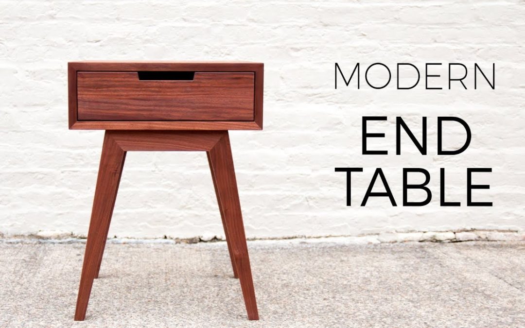 Modern End Table / Side Table | DIY Woodworking Projects