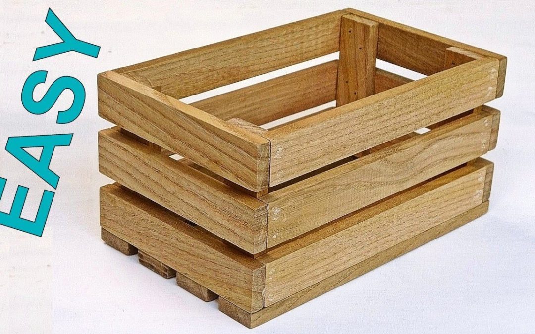 How to make a wooden crate box. Nice DIY wooden box