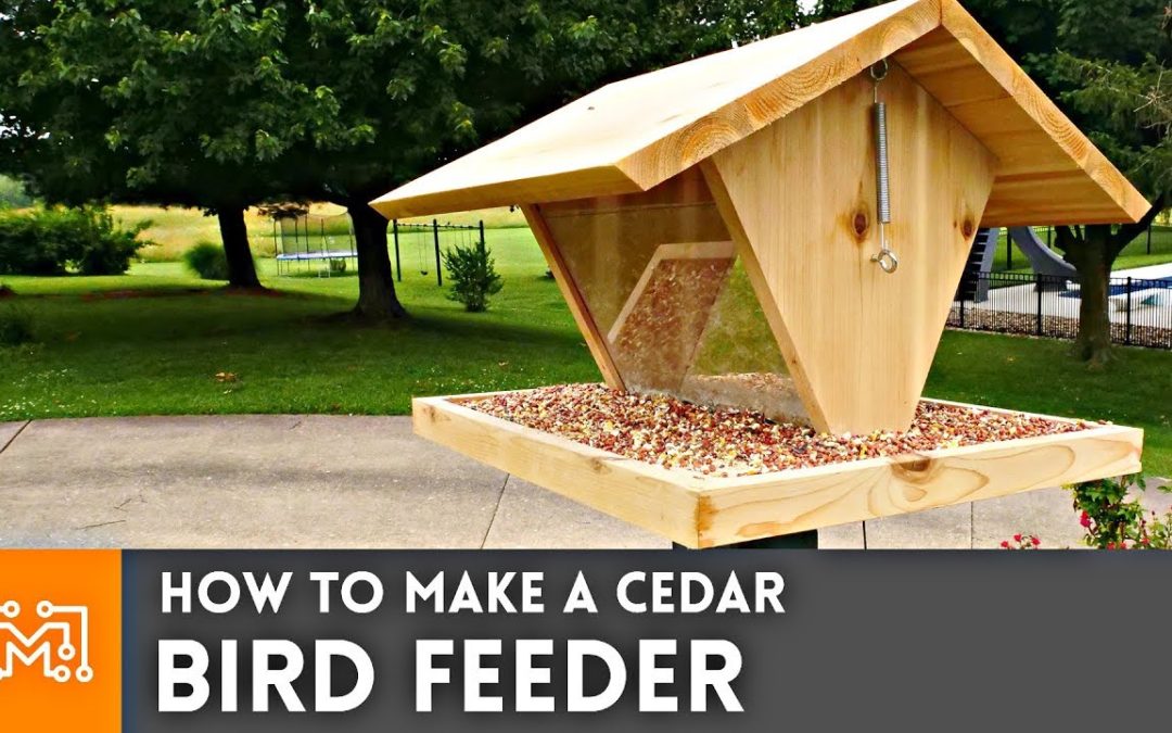 How to Make a Bird Feeder // Woodworking