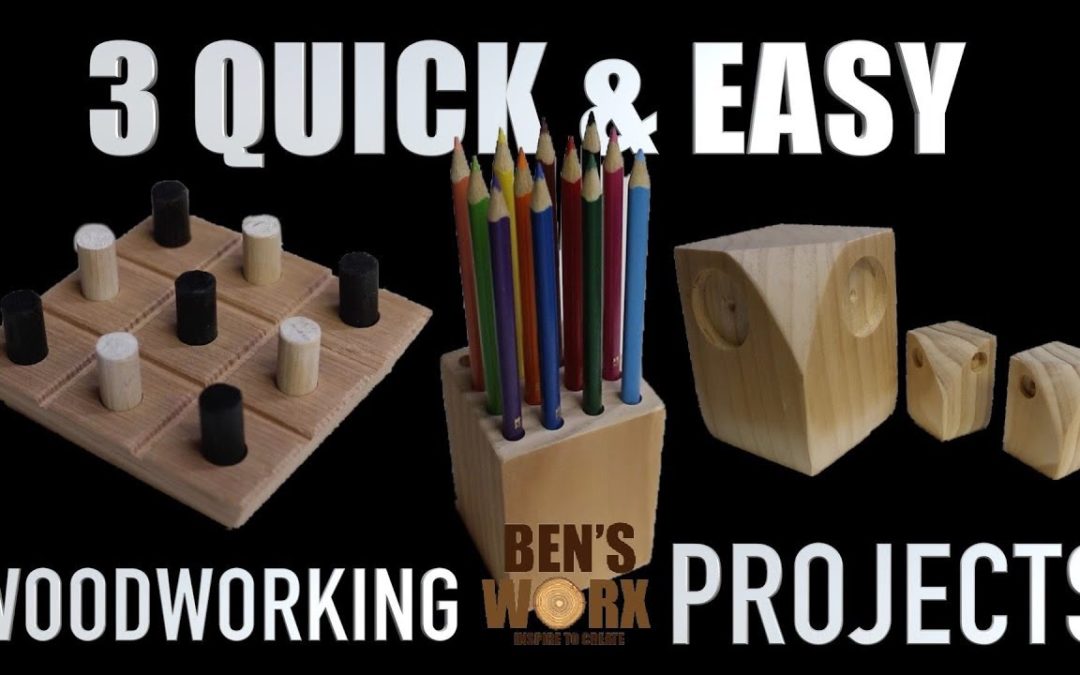 3 EASY WOODWORKING PROJECTS **CHRISTMAS GIFTS**