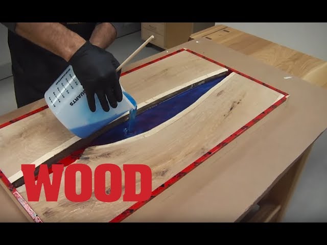 How To Make An Epoxy Resin Flowing Table – WOOD magazine