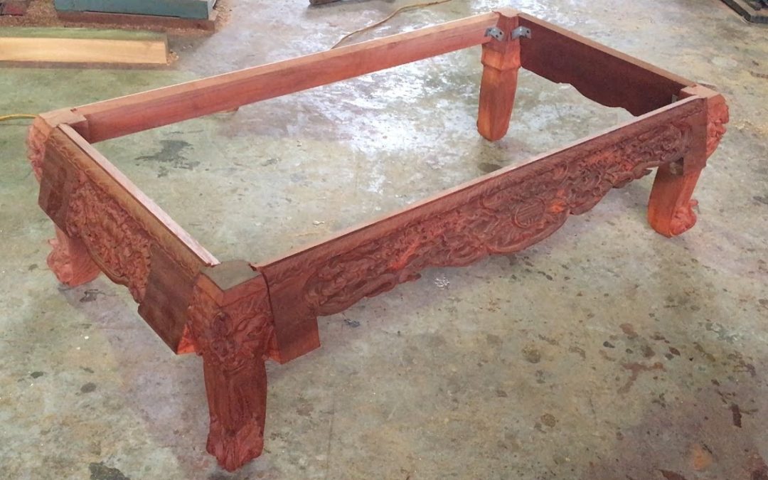 Amazing Woodworking Projects Of The Carpenter | How To Build A Frame Table Asian Style