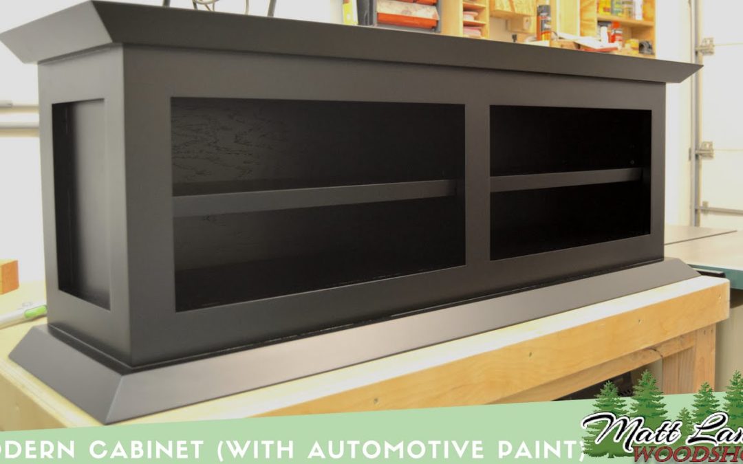 Modern Cabinet (With Automotive Spray Finish)