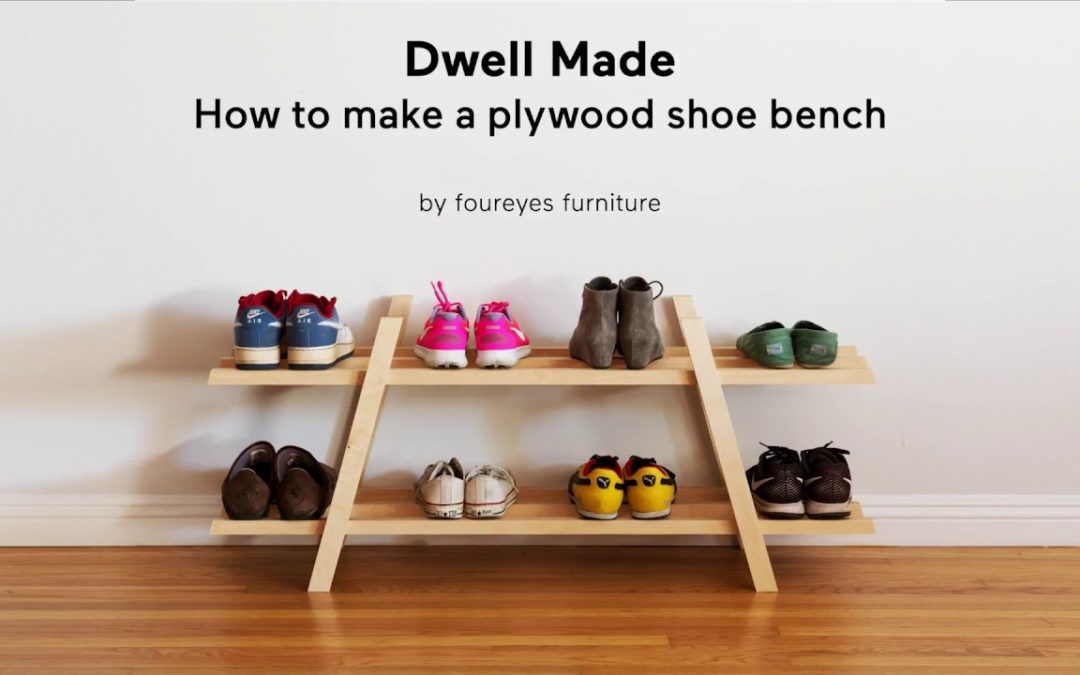 Modern DIY Plywood Shoe Bench | A Dwell Made Project