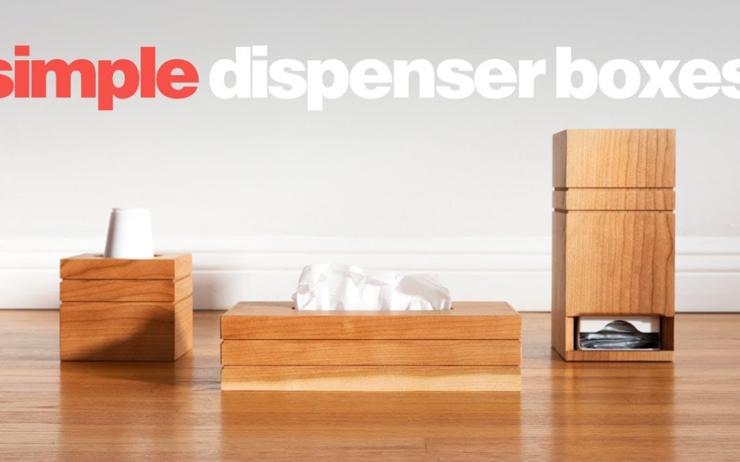 DIY Box Cover Dispensers | Simple Woodworking Projects