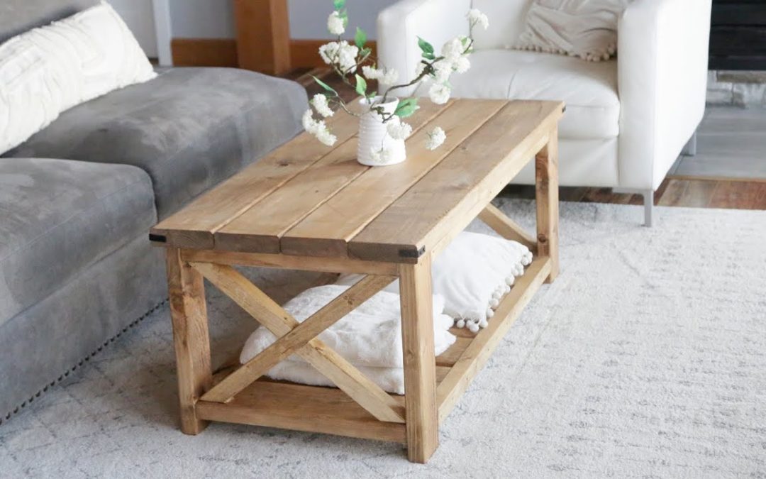 $40 Farmhouse Coffee Table – Easy to Build #anawhite