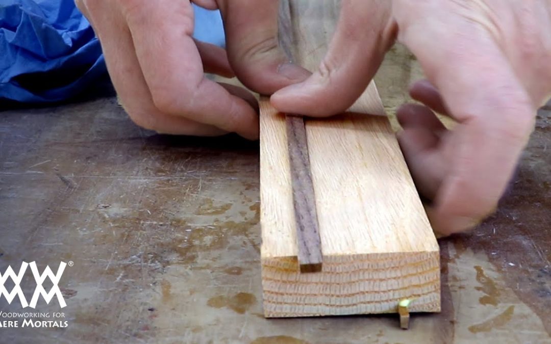 How to make custom inlay for your woodworking projects. Ooh…fancy!