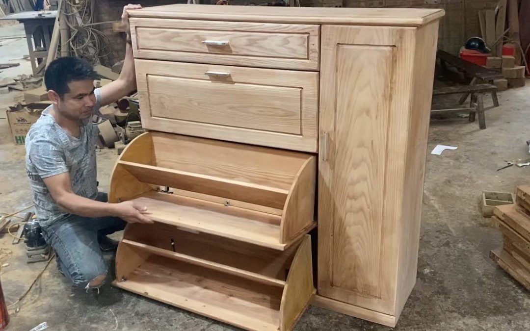 Amazing Project Woodworking Design Ideas Smart Furniture – How To Build A Modern Smart Shoe Cabinet