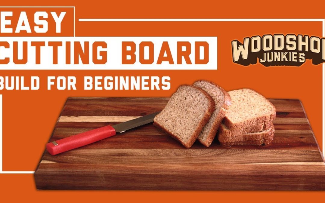 Beginners first woodworking projects – Hardwood cutting board – Easy!