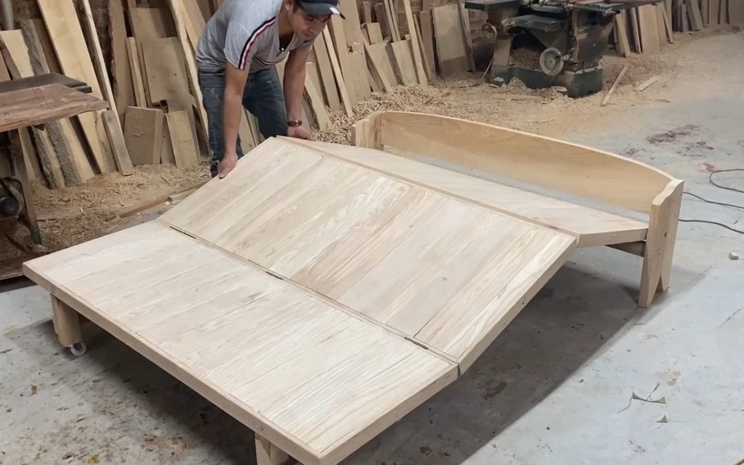 Design Ideas Project Woodworking Furniture Space Saving – Build A Smart Bed Combination With A Sofa