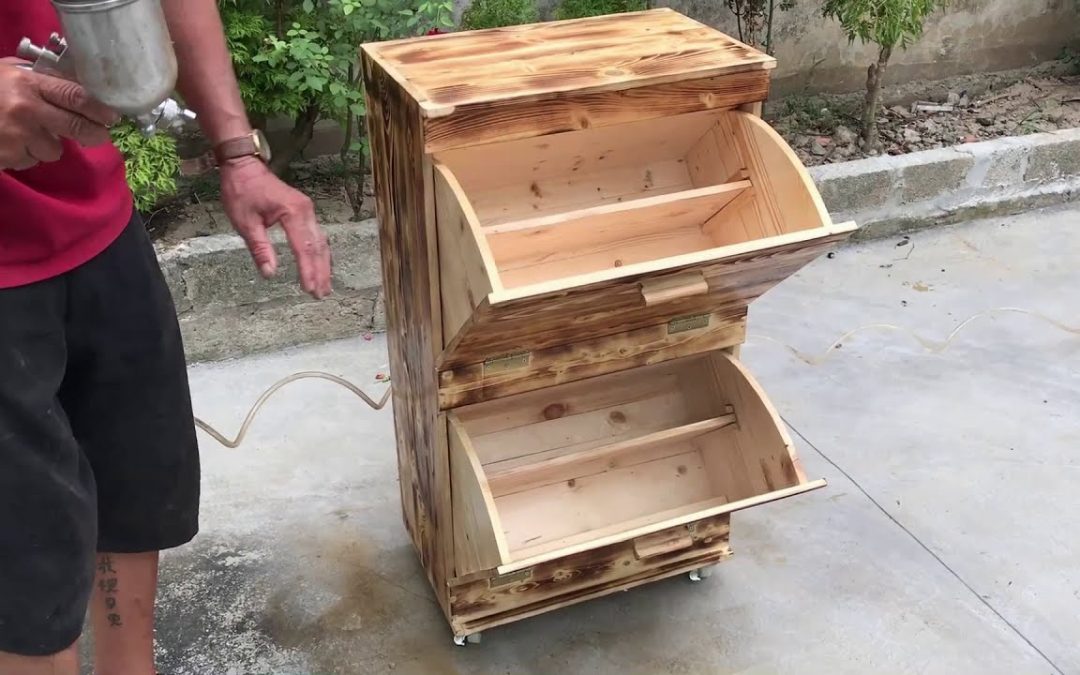 Amazing Woodworking Ideas From Old Pallets // Unique Ideas With Versatile Utility Cabinets –  DIY!