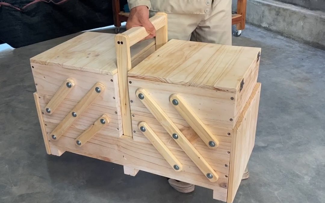 Amazing Design Ideas Woodworking Project Homemade From Pallet – Build A Smart And Versatile Tool Box