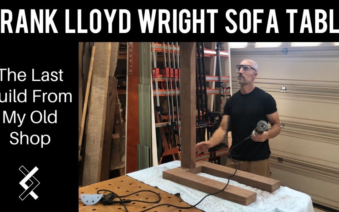 Frank Lloyd Wright Inspired Sofa Table – Woodworking Projects – How To Woodworking