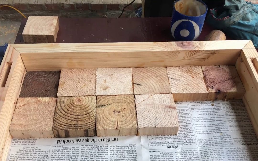 Amazing Design Ideas Woodworking From Pallets // Building A Outdoor Table From Pallet Blocks – DIY!