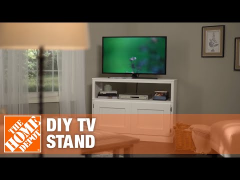 DIY TV Stand: How to Build a TV Stand | Simple Wood Projects | The Home Depot