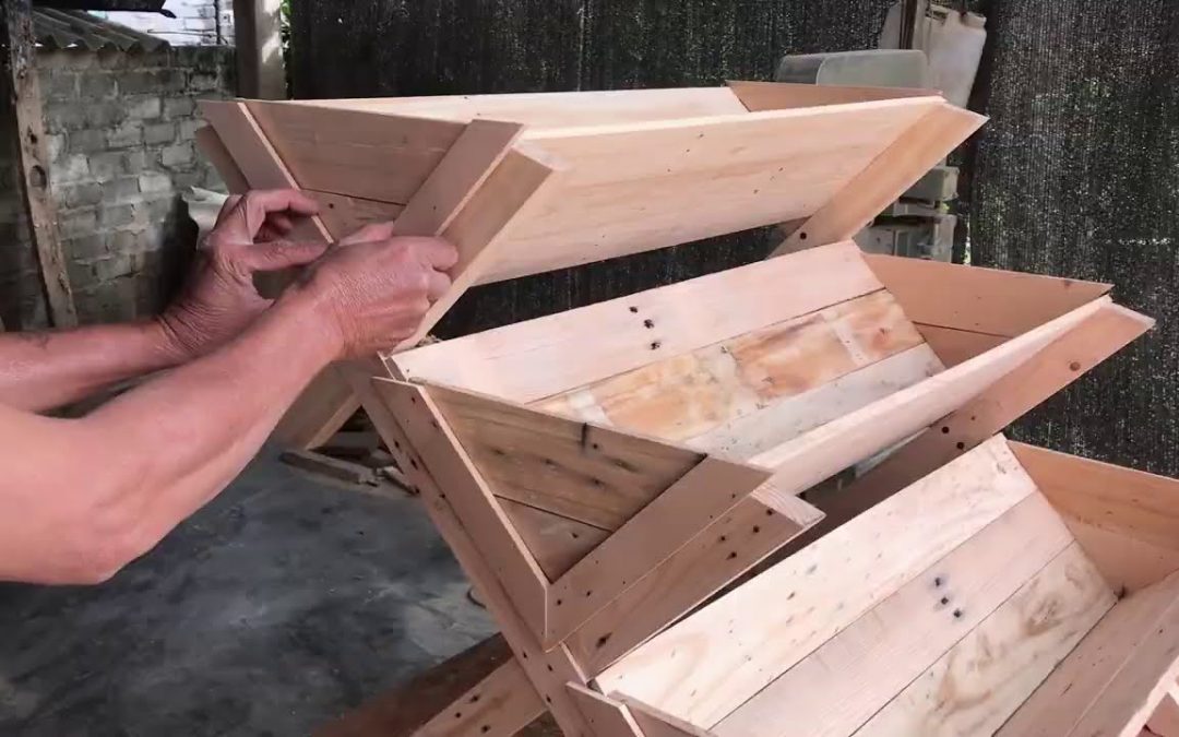 Simple Woodworking Ideas From Pallets. How To Make A Multi Tiered Tree Pot Easily And Cheaply – DIY!