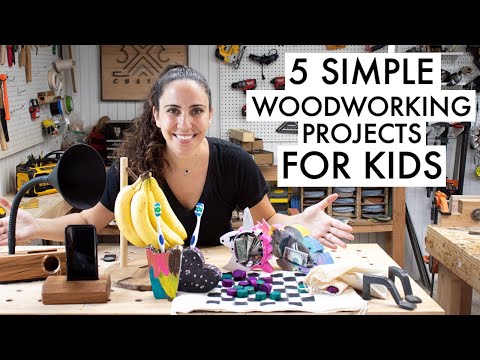 Easy Woodworking Project to Make with Kids // Beginner Woodworking Projects