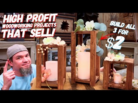 7 More Woodworking Projects That Sell – Wedding Edition- Make Money Woodworking (Episode 14)
