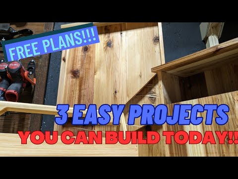 Easy Beginner Projects you can build in 1 day!! Easy DIY Projects (Easy Woodworking projects)