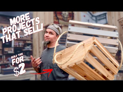 6 More Woodworking Projects That Sell – Low Cost High Profit – Make Money Woodworking (Episode 13)