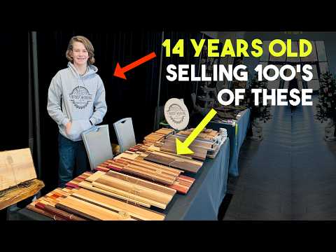 14-Year-Old Woodworking Prodigy Selling Hundreds of Projects!