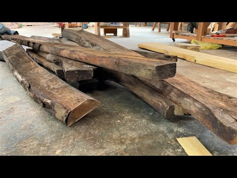 The Perfect Combination Of Waste Wood And The Carpenters Top Craftsmanship // Woodworking skills